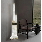 Торшер геометрический с тремя мраморными плафонами Marble Tripod варинант исполнения - 6 | Loft Concept в Сочи