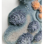 Тканый вручную Большой абстрактный гобелен Frost Forest варинант исполнения - 2 | Loft Concept в Сочи