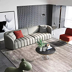 Дизайнерский журнальный стол на прозрачном основании Nofon варинант исполнения - 2 | Loft Concept в Сочи