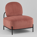 Кресло Стоун велюр рельефный коралловый варинант исполнения - 1 | Loft Concept в Сочи
