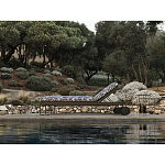 Шезлонг на металлическом каркасе с регулируемой спинкой GUELL Sunbed варинант исполнения - 9 | Loft Concept в Сочи