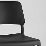 Пластиковый стул на ножках из массива бука Ferret Black 4 шт варинант исполнения - 8 | Loft Concept в Сочи