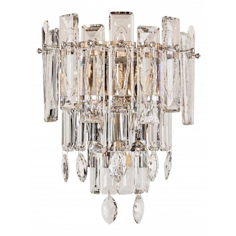 Бра с хрустальными подвесками Gorgeous Crystal Light Золотой Прозрачный Хром Бра с хрустальными подвесками Gorgeous Crystal Light Золотой Прозрачный Хром в Сочи | Loft Concept