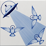 Плитка с узором НЛО варинант исполнения - 2 | Loft Concept в Сочи