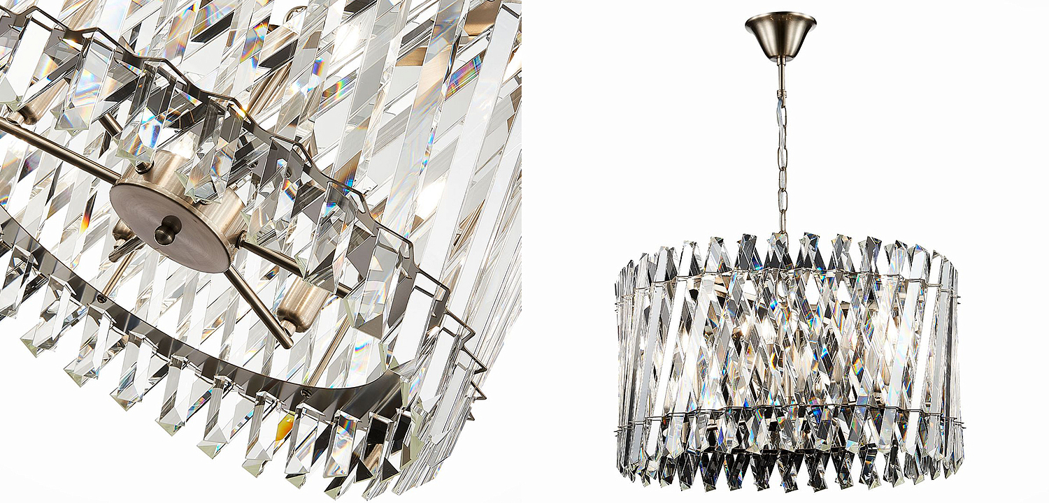 Люстра Kaeden Glass Chandelier Люстра Kaeden Glass Chandelier - Loft-Concept в Сочи