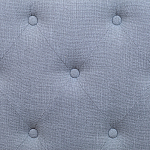 Изголовье кровати серое с мягкой обивкой из рогожки Emma Headboard варинант исполнения - 3 | Loft Concept в Сочи