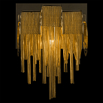 Бра с перфорированными металлическими дугами и цепочками 22 см Atlantis Chain варинант исполнения - 4 | Loft Concept в Сочи