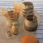 Корзина из плетеного морского тростника Leta Wicker Basket варинант исполнения - 5 | Loft Concept в Сочи