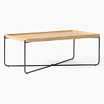 Журнальный стол с прямоугольной деревянной столешницей Urban Style Space варинант исполнения - 1 | Loft Concept в Сочи