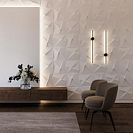 Гипсовая 3D Панель D-01 варинант исполнения - 1 | Loft Concept в Сочи