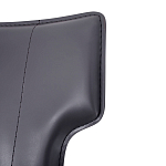 Стул серый из искуственной кожи на 4-х ножках Enigma Gray варинант исполнения - 4 | Loft Concept в Сочи