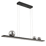 Светодиодная линейная люстра IONA Сhandelier black 103 варинант исполнения - 2 | Loft Concept в Сочи