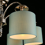 Люстра потолочная Nikoletta с бирюзовым плафоном варинант исполнения - 4 | Loft Concept в Сочи