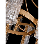 Люстра двухъярусная круглая с текстурными цилиндрическими плафонами Glimpse варинант исполнения - 8 | Loft Concept в Сочи