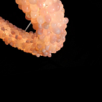 Люстра кольцевая с частичками натурального горного хрусталя Crystal Shimmer варинант исполнения - 4 | Loft Concept в Сочи