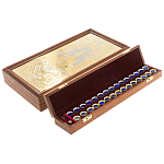 Нарды настольные из натурального камня лазурит и долерит Backgammon from Stone варинант исполнения - 4 | Loft Concept в Сочи