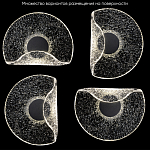 Бра из текстурированного прозрачного стекла с изогнутым краем Textured Glass  варинант исполнения - 6 | Loft Concept в Сочи