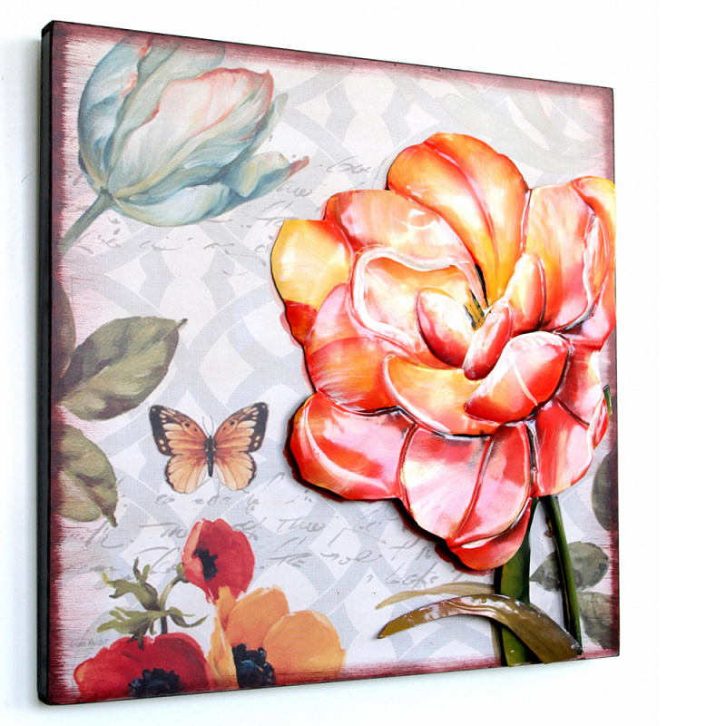 Аксессуар настенный из металла Blank Space Flower Мульти в Сочи | Loft Concept 