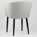 Мягкое кресло на металлических ножках Shaggy Grey варинант исполнения - 5 | Loft Concept в Сочи