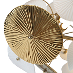 Люстра с белыми и золотистыми цветами Dahlia Flowers Lamp варинант исполнения - 6 | Loft Concept в Сочи