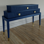 Премиальная Консоль с тремя ящиками Elsa Dreams Blue варинант исполнения - 1 | Loft Concept в Сочи