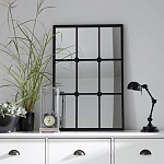 Зеркало-окно Rect Black 90 варинант исполнения - 2 | Loft Concept в Сочи