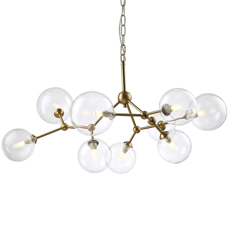 Люстра Gallotti & Radice Branches 9 Бронза Прозрачное Стекло Люстра Gallotti & Radice Branches 9 Бронза Прозрачное Стекло в Сочи | Loft Concept