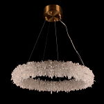 Люстра круглая с натуральным горным хрусталем Crystal Shimmer варинант исполнения - 3 | Loft Concept в Сочи