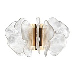 Бра с крупными прозрачными лепестками с рельефной поверхностью Ethereal Bloom варинант исполнения - 1 | Loft Concept в Сочи