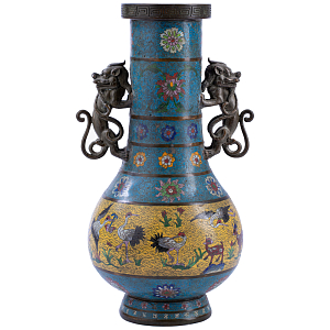 Антикварная Китайская Ваза Бронза