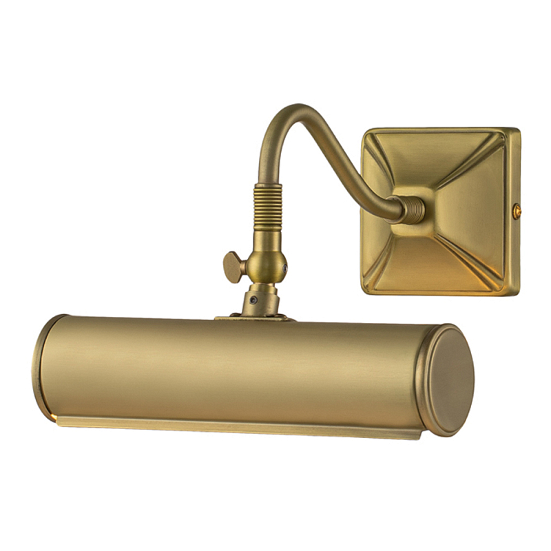 Светильник для картин с коротким цилиндрическим плафоном Elstead Lighting Латунь Бронза в Сочи | Loft Concept 