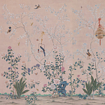 Обои ручная роспись Cecily pink варинант исполнения - 1 | Loft Concept в Сочи