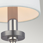 Бра для ванных комнат с белым тканевым цилиндрическим плафоном Feiss варинант исполнения - 2 | Loft Concept в Сочи