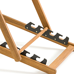 Шезлонг из акации и ткани Argentina варинант исполнения - 9 | Loft Concept в Сочи