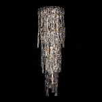 Бра с каскадом из прозрачного хрусталя и корпусом из металла цвета хром Constant Sparks варинант исполнения - 8 | Loft Concept в Сочи