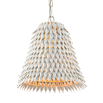 Подвесной светильник белый металлический в форме колокола White Natural Lines варинант исполнения - 2 | Loft Concept в Сочи