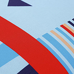 Подушка декоративная из хлопка по мотивам нанайских орнаментов Ural and Siberian Patterns варинант исполнения - 4 | Loft Concept в Сочи