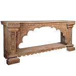 Большая Этническая Консоль с резным орнаментом  варинант исполнения - 1 | Loft Concept в Сочи