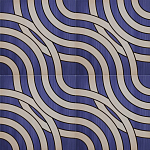 Дизайнерская плитка с узором Круги  варинант исполнения - 1 | Loft Concept в Сочи