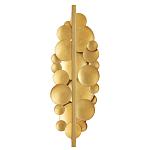 Бра светодиодное из многослойных золотых дисков Metal Disc Chandelier варинант исполнения - 2 | Loft Concept в Сочи