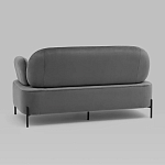 Диван в велюровой обивке серого цвета COLOR BLOCK варинант исполнения - 4 | Loft Concept в Сочи