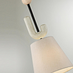 Подвесной светильник с бежевым тканевым плафоном Flourish варинант исполнения - 4 | Loft Concept в Сочи