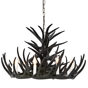 Люстра Eichholtz Chandelier Horn Highlands Black