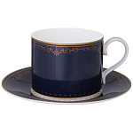 Чайный набор из фарфора синий на 6 персон 12 предметов 300 мл Porcelain Horse Set  варинант исполнения - 1 | Loft Concept в Сочи