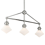 Люстра линейная с ромбовидными плафонами Pointed Diamond Shade варинант исполнения - 2 | Loft Concept в Сочи