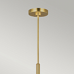 Люстра с 6-ю лампами на тонких изогнутых рожках в современном стиле Feiss варинант исполнения - 3 | Loft Concept в Сочи