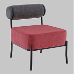 Кресло Ponpoun тёмно-серый бордо варинант исполнения - 1 | Loft Concept в Сочи