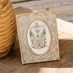 Декоративный постер в раме с рельефным растительным узором арабески New Collection of Arabesques Poster варинант исполнения - 5 | Loft Concept в Сочи