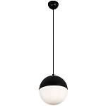 Подвесной светильник шар Ponzio Flos Black Sphere Hanging Lamp варинант исполнения - 4 | Loft Concept в Сочи