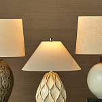 Настольная лампа с волнистым узором и абажуром в форме конуса Macrame варинант исполнения - 4 | Loft Concept в Сочи